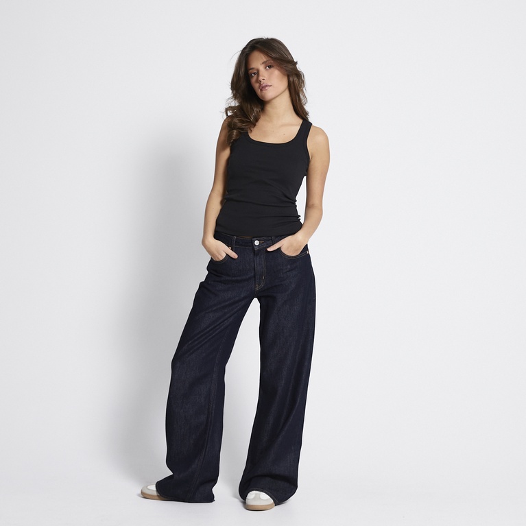 Basic ribbed tank top "Johanna"